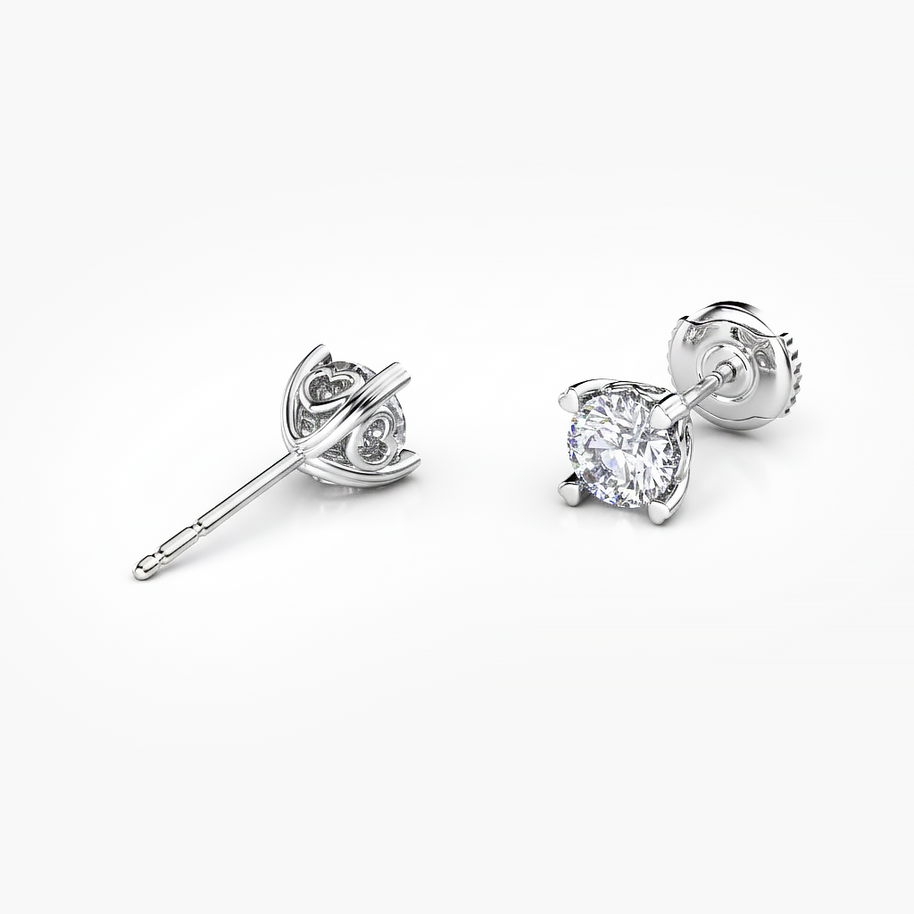 1 ct. tw. Diamond Heartseeker Stud Earrings