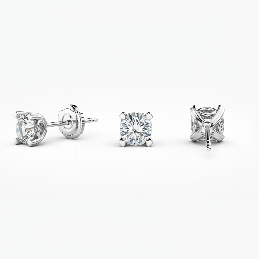 1 ct. tw. Diamond Heartseeker Stud Earrings