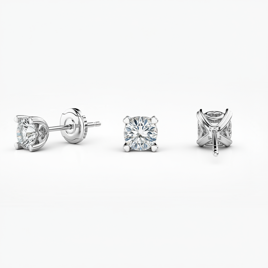 1 ct. tw. Diamond Heartseeker Stud Earrings