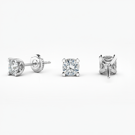 1 ct. tw. Diamond Heartseeker Stud Earrings