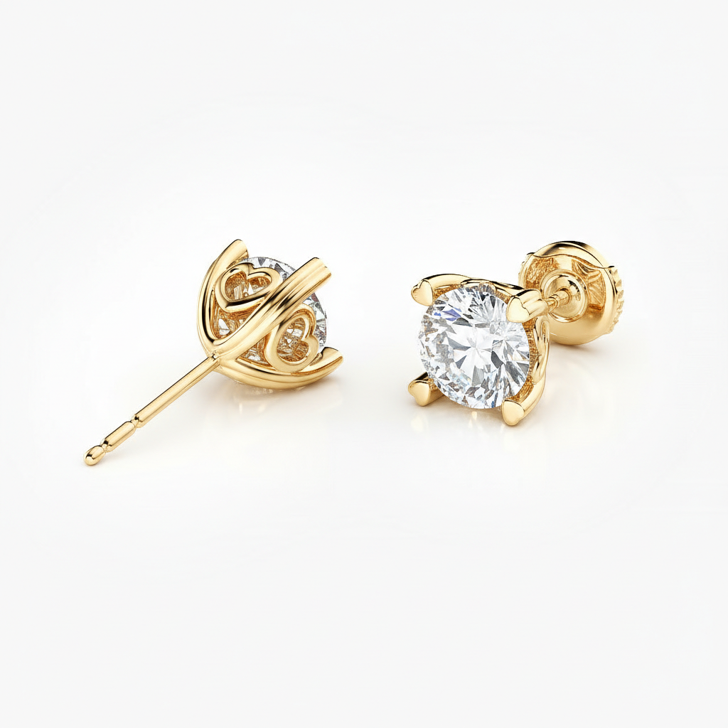 Boucles d’oreilles Heartseeker en diamant 2 CTW