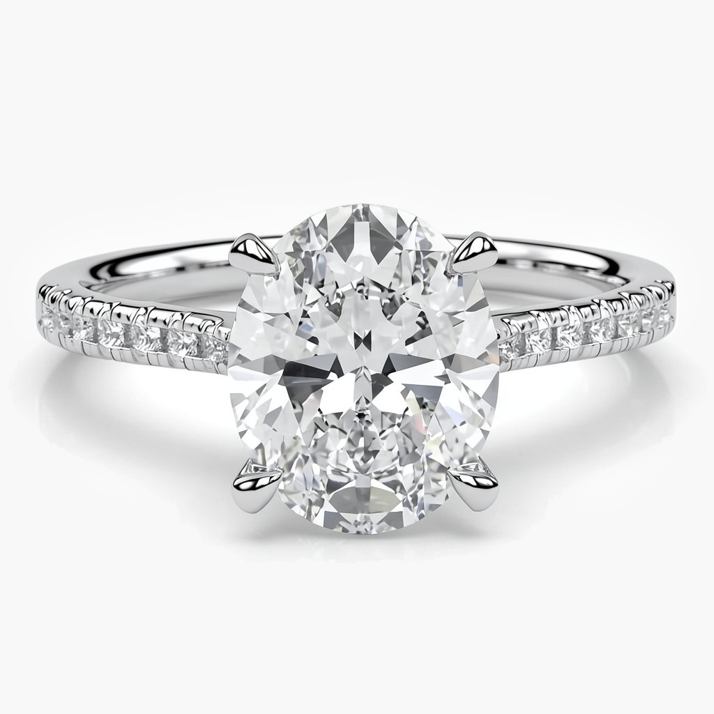 2.1 ct. tw. Belle Oval Diamond Ring