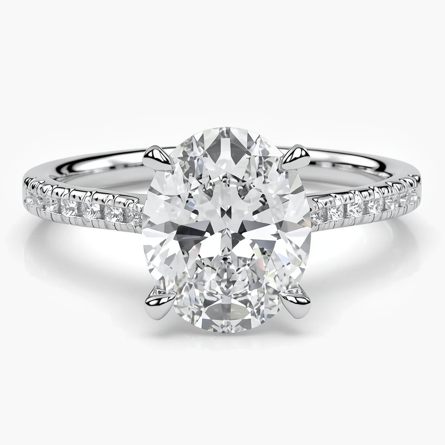 2.1 ct. tw. Belle Oval Diamond Ring