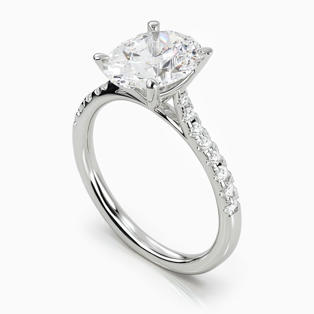 2.1 ct. tw. Belle Oval Diamond Ring