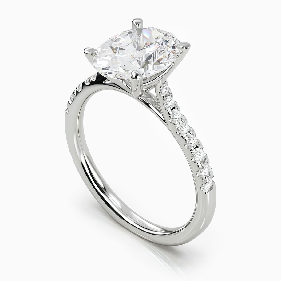 2.1 ct. tw. Belle Oval Diamond Ring