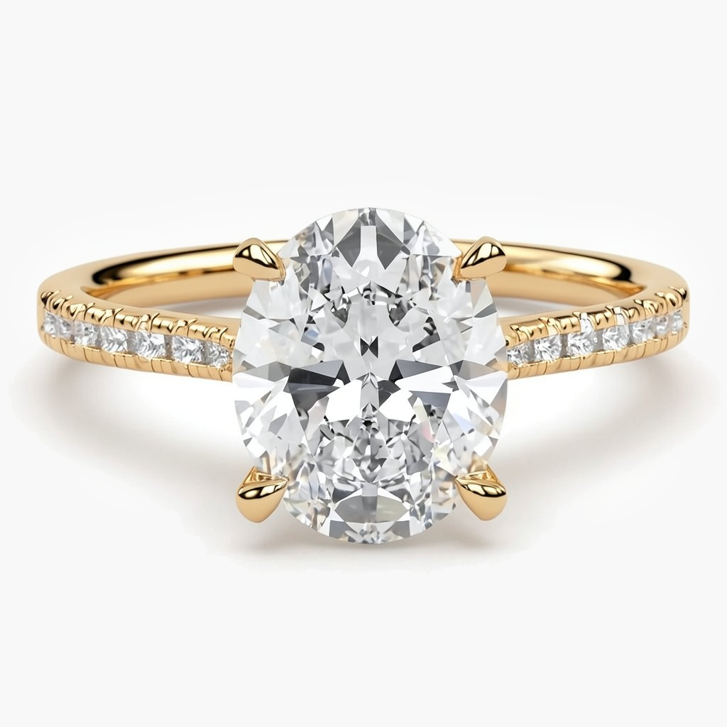 2.1 ct. tw. Belle Oval Diamond Ring