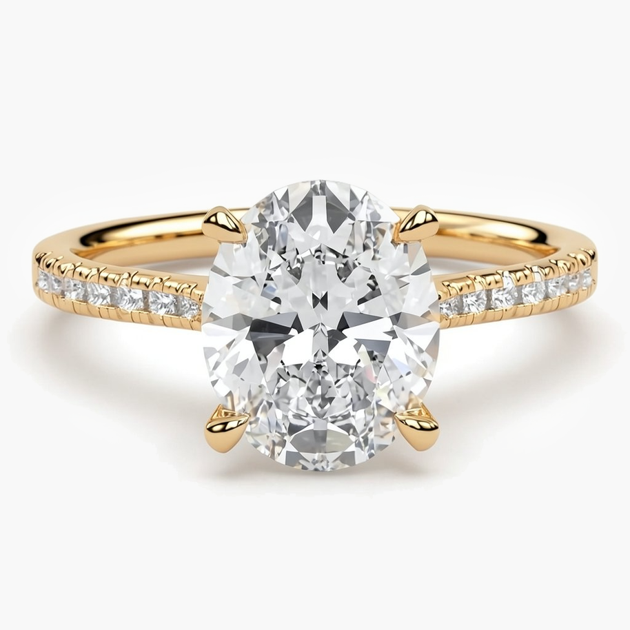 2.1 ct. tw. Belle Oval Diamond Ring