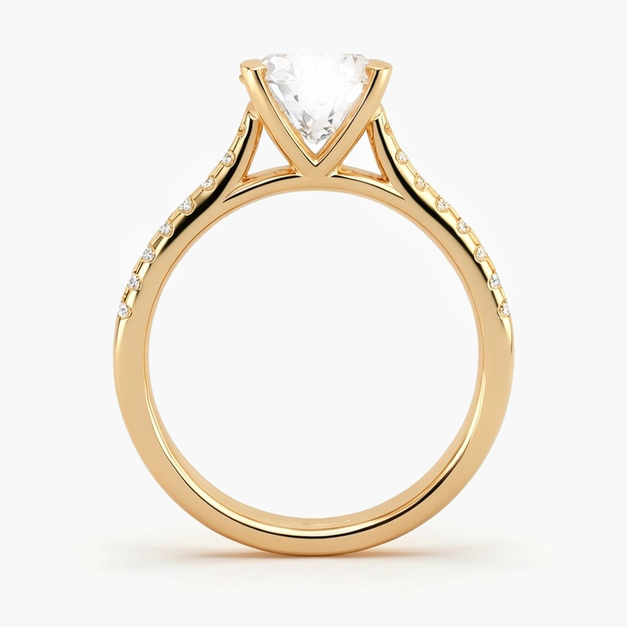 2.1 ct. tw. Belle Oval Diamond Ring