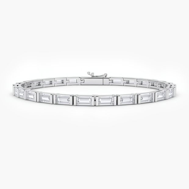 9.9 ct. tw. Carrie Emerald Baguette Diamond Bracelet