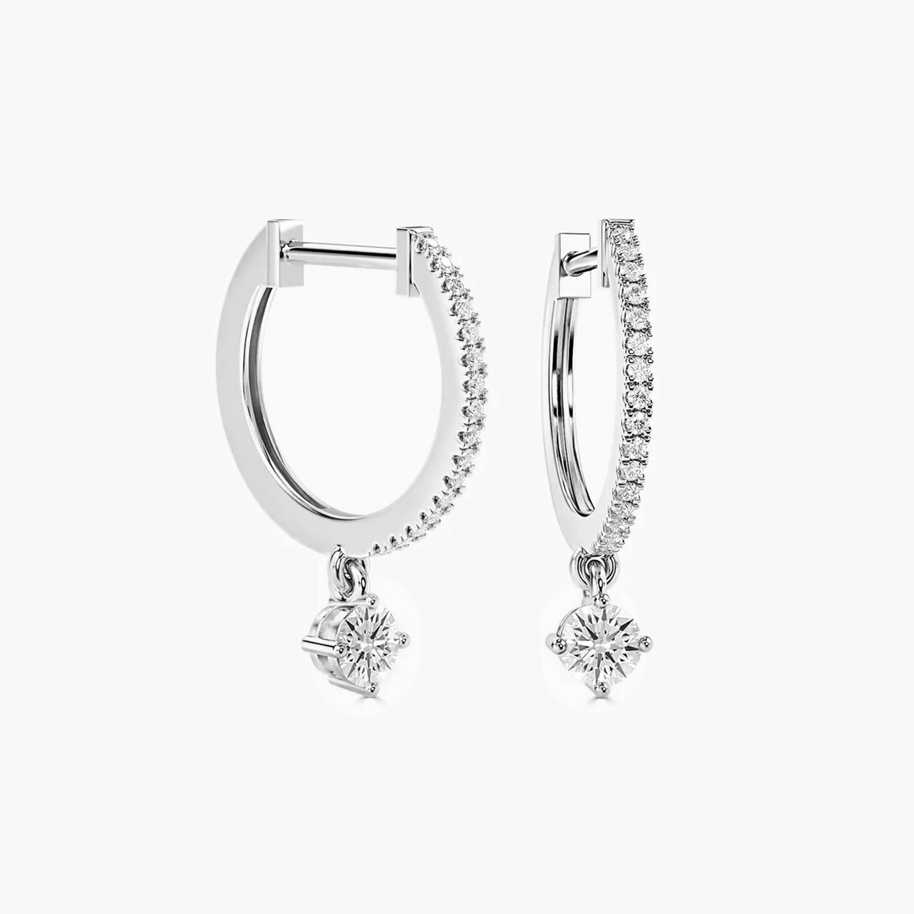 1.0 ct. tw. Celestia Diamond Loop Earrings
