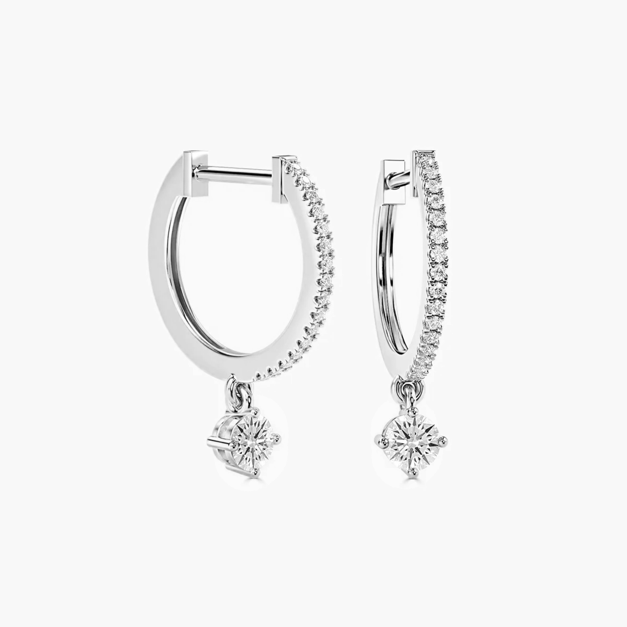 1.0 ct. tw. Celestia Diamond Loop Earrings