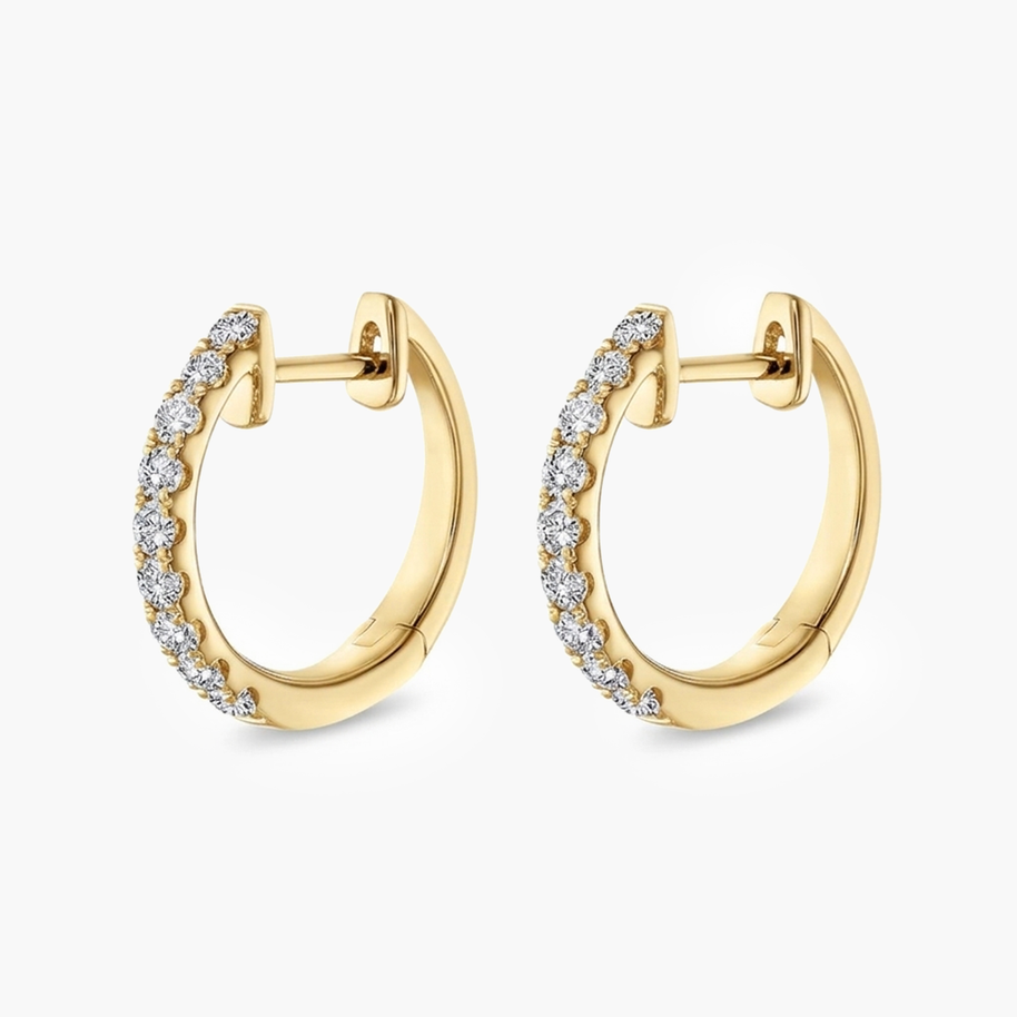 0.5 ct. tw. Eclipse Diamond Hoop Earrings