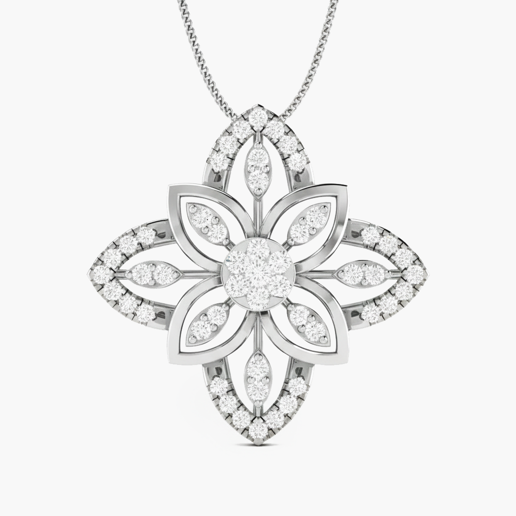 1 ct. tw. Fleur Diamond Necklace