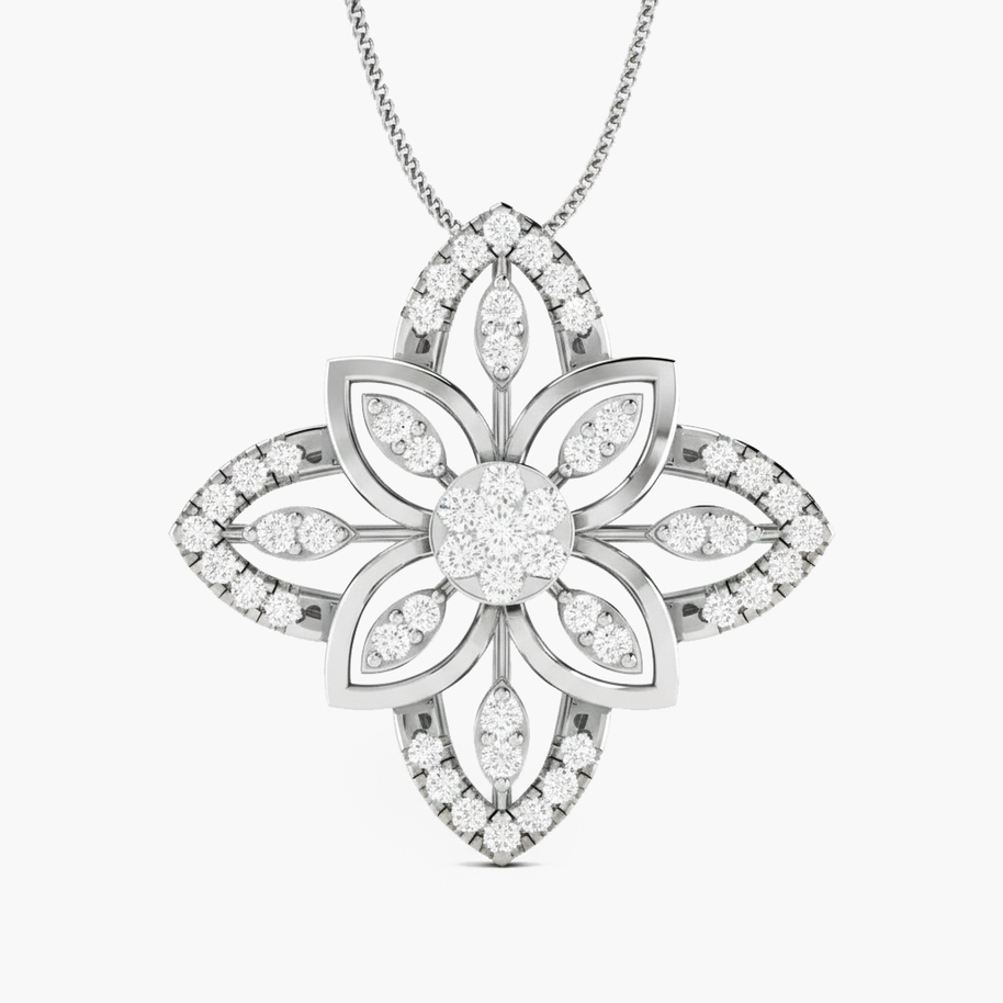 1 ct. tw. Fleur Diamond Necklace