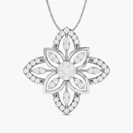 1 ct. tw. Fleur Diamond Necklace