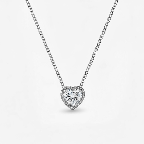2.12 ct. tw. Heartseeker Chroma Heart-Shaped Diamond Necklace