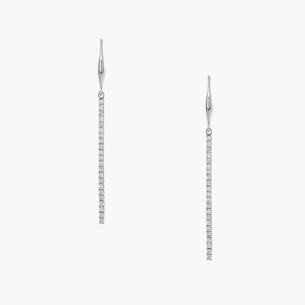 Boucles d'oreilles pendantes Icefall en diamants (0,7 ct au total)