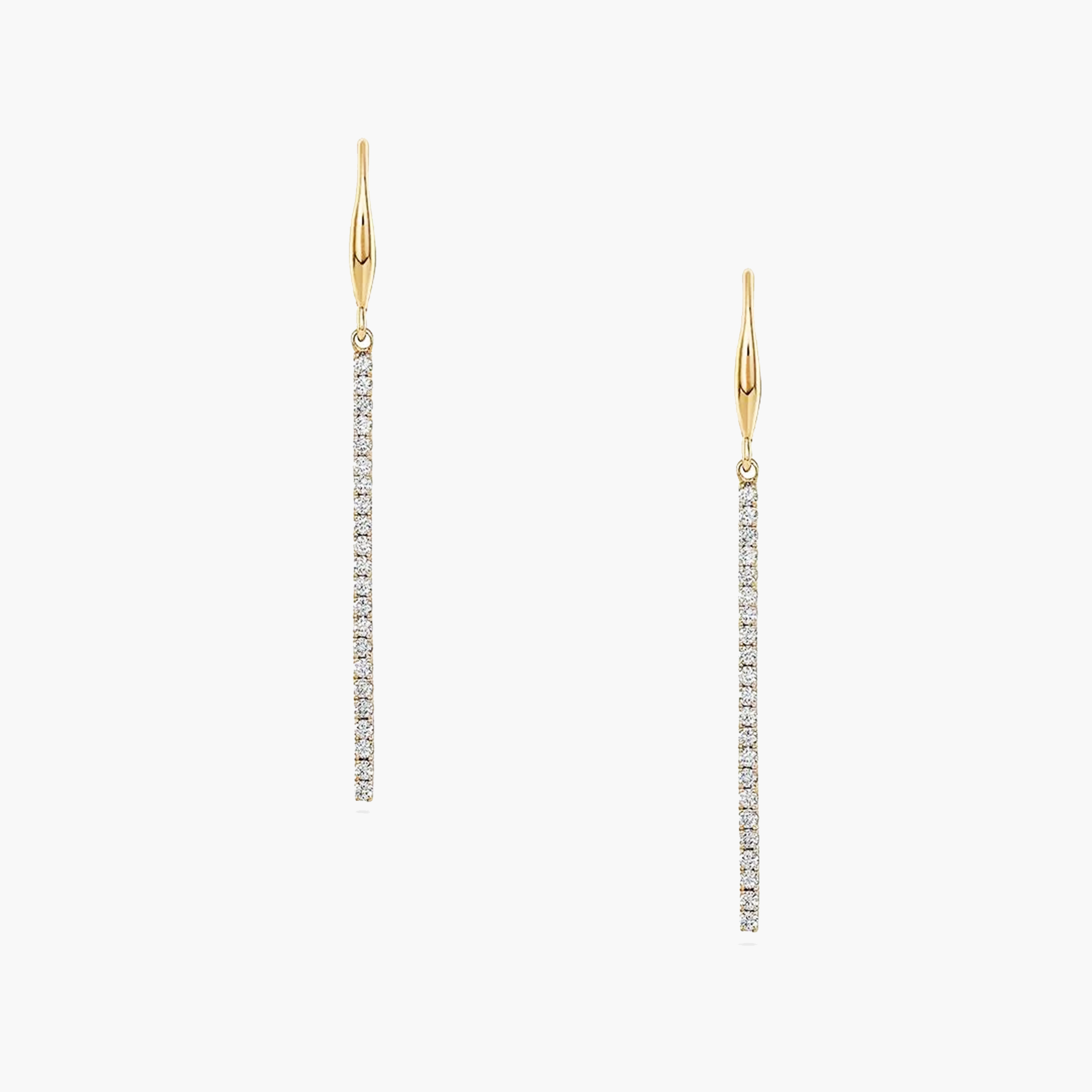 Boucles d'oreilles pendantes Icefall en diamants (0,7 ct au total)