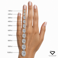 Estelle Oval Halo Diamond Ring