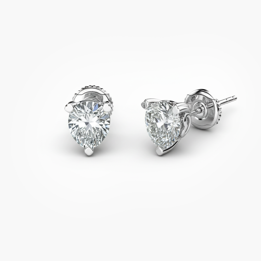 3 ct. tw. Diamond Heartseeker Pear-Shaped Stud Earrings
