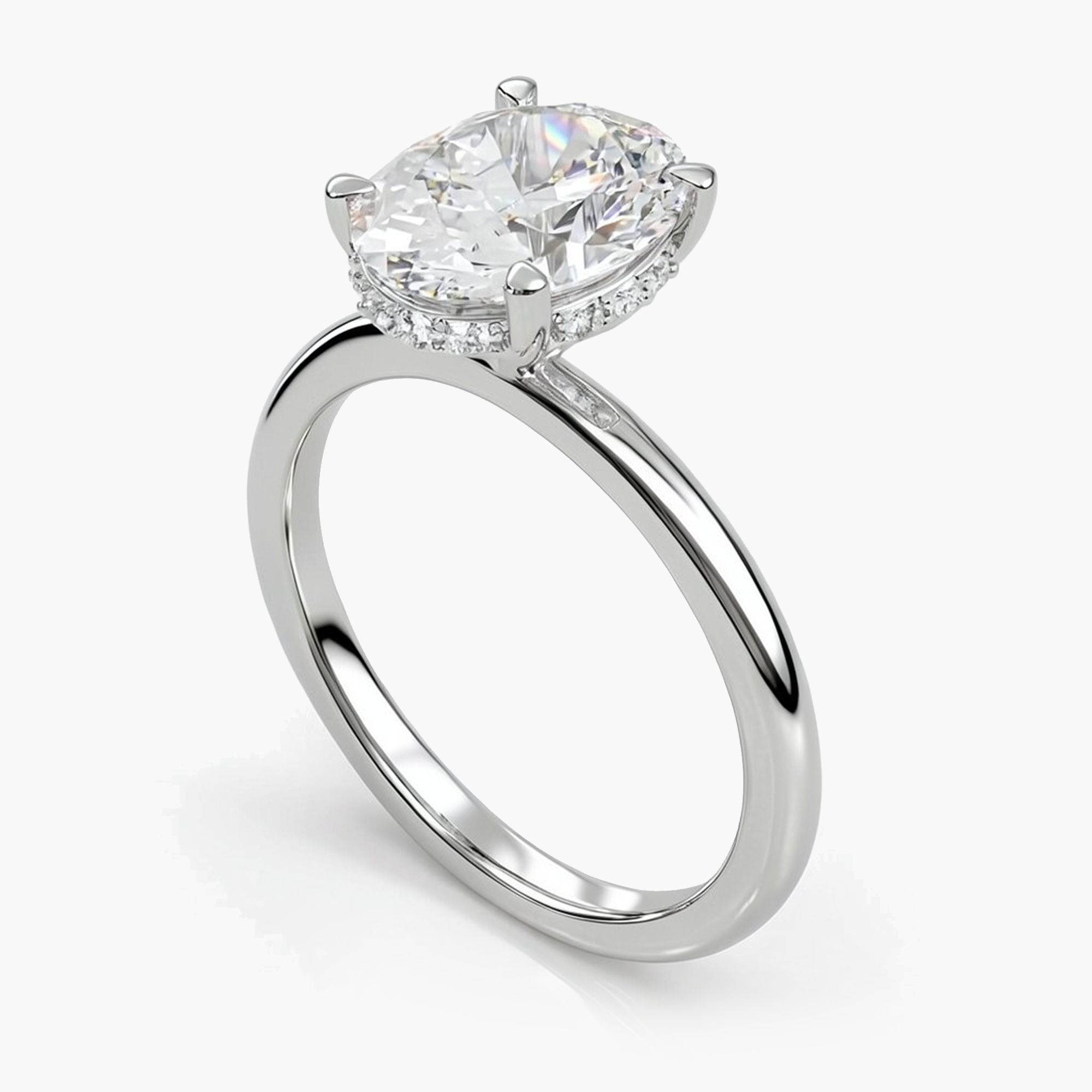 2.3 ct. tw. Timeless Oval Diamond Ring