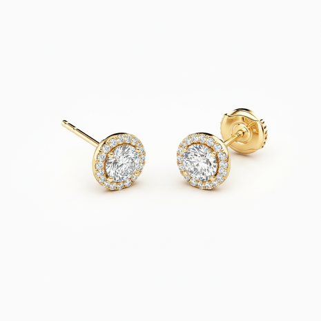 1.4 ct. tw. Aura Diamond Stud Earrings