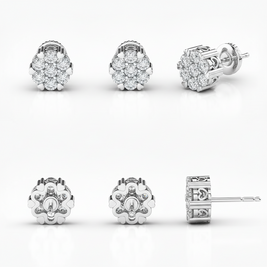 0.7 ct. tw. Diamond Heartseeker Stud Earrings