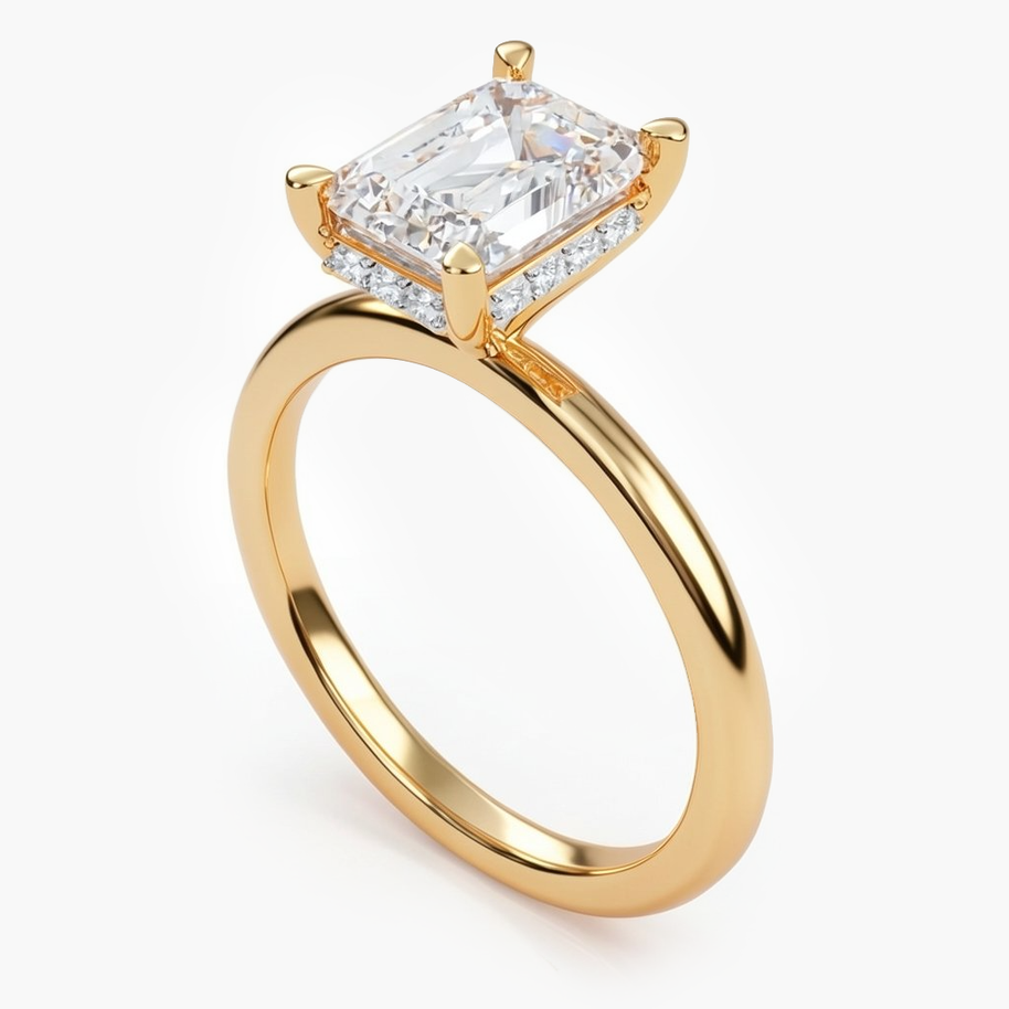 2.2 ct. tw. Eternal Emerald Cut Diamond Ring