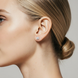 1 ct. tw. Diamond Heartseeker Stud Earrings