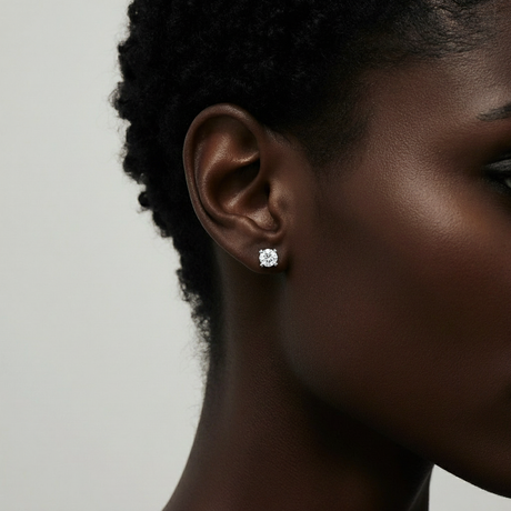 2 ct. tw. Diamond Heartseeker Stud Earrings