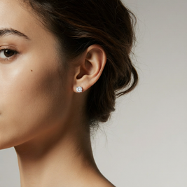 2 ct. tw. Diamond Heartseeker Stud Earrings