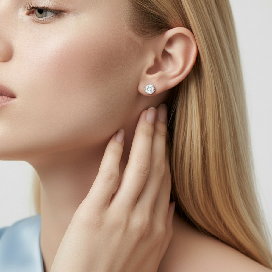 0.7 ct. tw. Diamond Heartseeker Stud Earrings