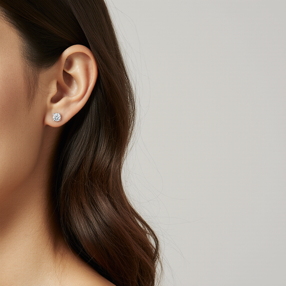 1 ct. tw. Diamond Heartseeker Stud Earrings