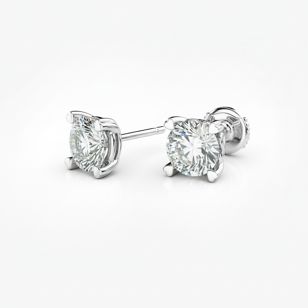 3 ct. tw. Diamond Heartseeker Stud Earrings
