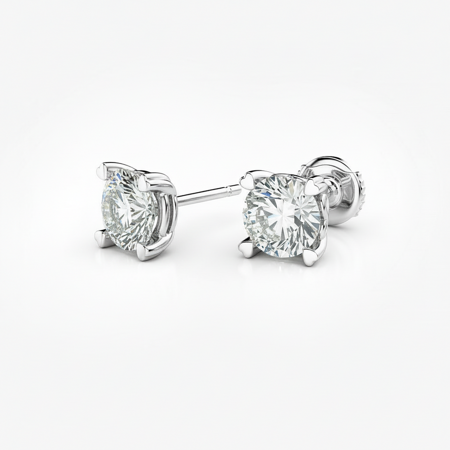 3 ct. tw. Diamond Heartseeker Stud Earrings
