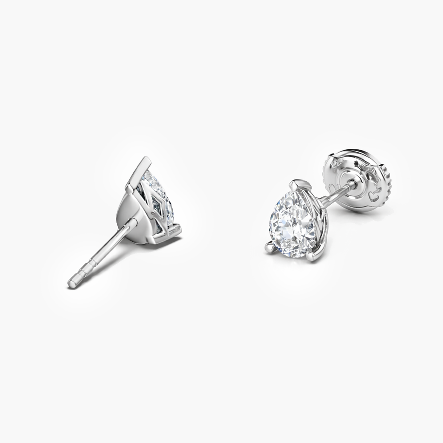 1 ct. tw. Meteor Pear-Shaped Diamond Stud Earrings