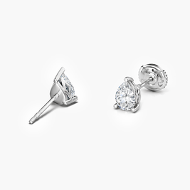 1 ct. tw. Meteor Pear-Shaped Diamond Stud Earrings