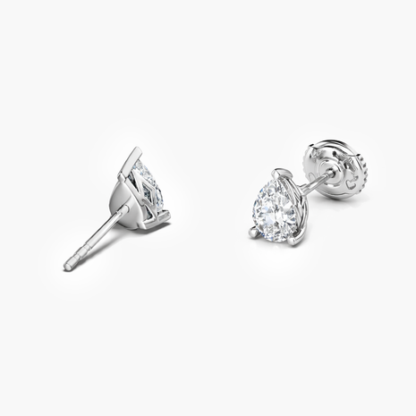 1 ct. tw. Meteor Pear-Shaped Diamond Stud Earrings