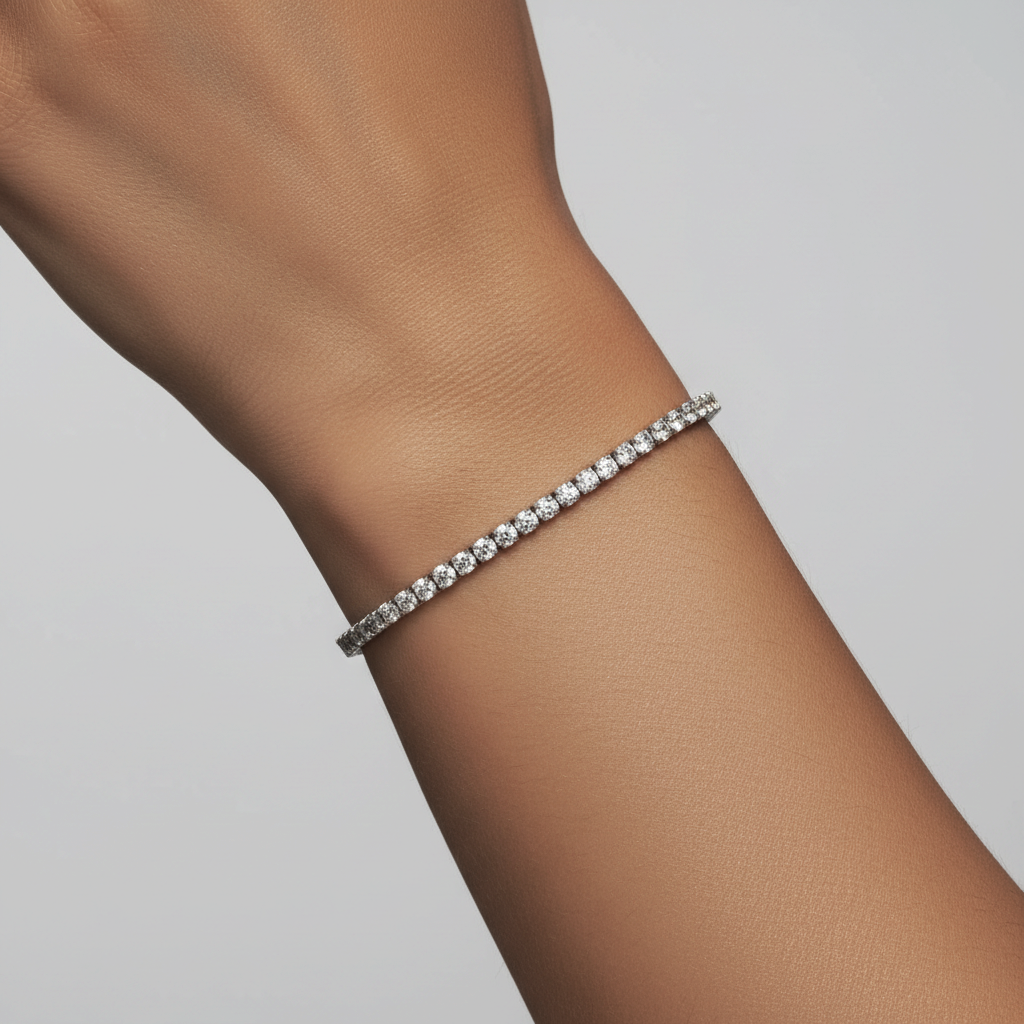 2.6 ct. tw. Diamond Tennis Bracelet (White Gold)