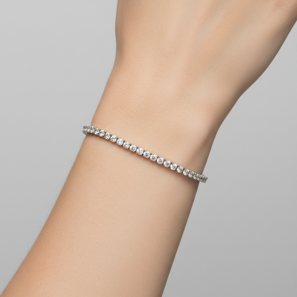 2.6 ct. tw. Diamond Tennis Bracelet (White Gold)