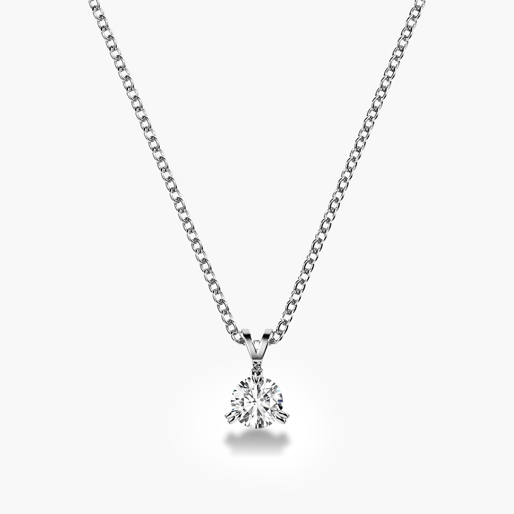 0.5 ct. Venus Round Diamond Necklace