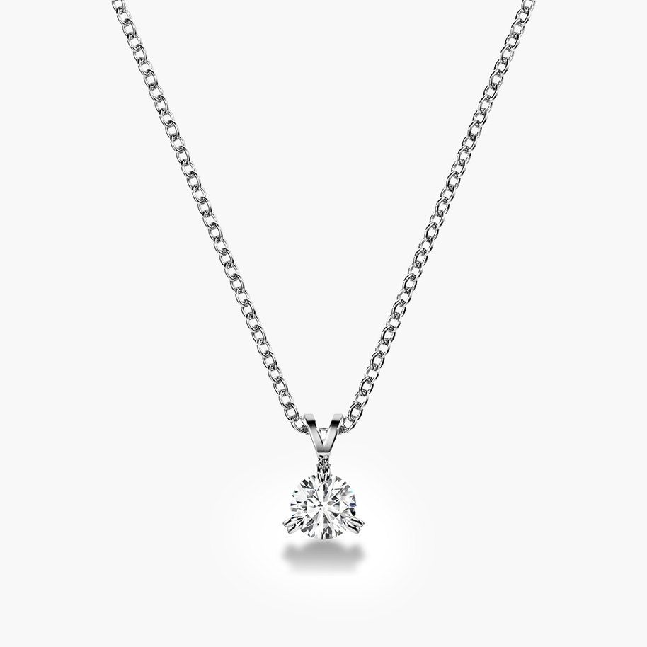 0.5 ct. Venus Round Diamond Necklace