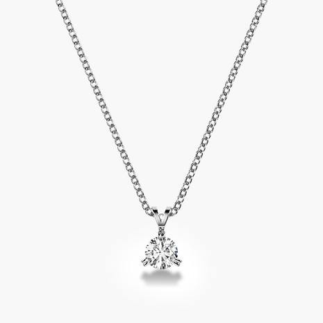 0.5 ct. Venus Round Diamond Necklace