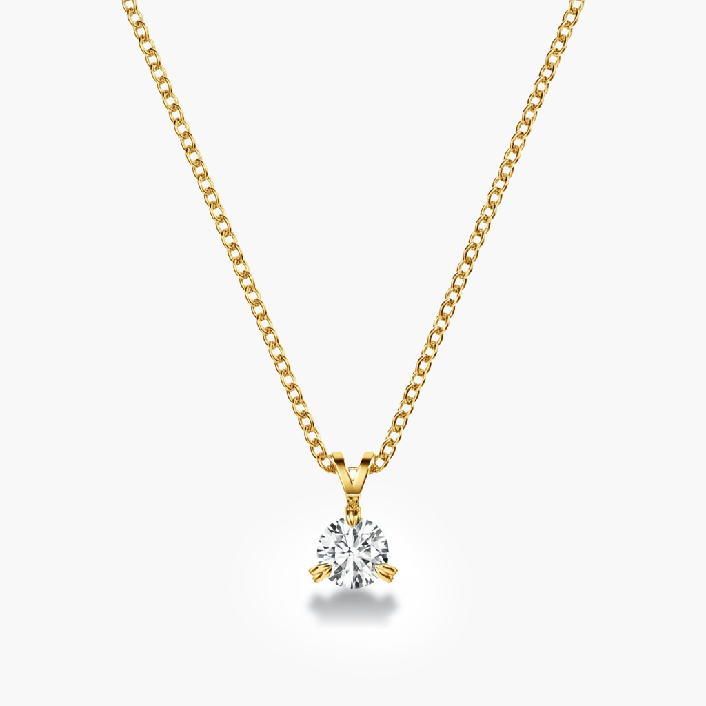 0.5 ct. Venus Round Diamond Necklace