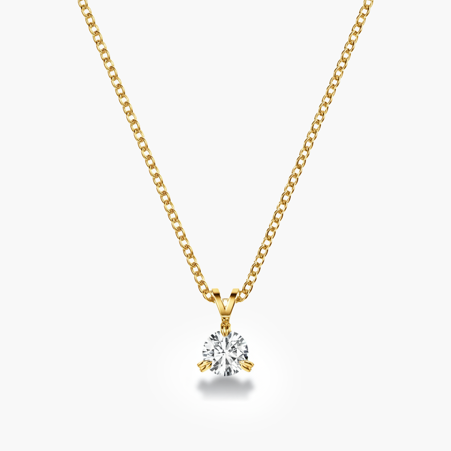 0.5 ct. Venus Round Diamond Necklace