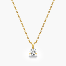 0.5 ct. Venus Round Diamond Necklace