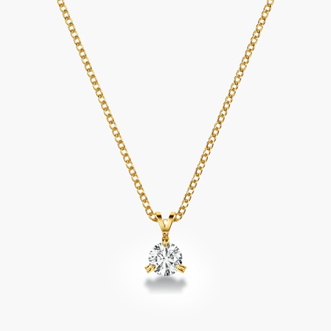 0.5 ct. Venus Round Diamond Necklace