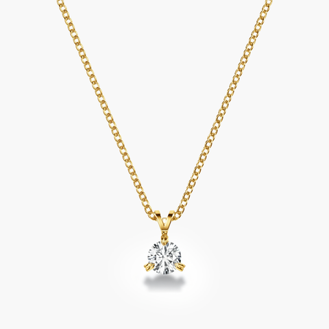 0.5 ct. Venus Round Diamond Necklace