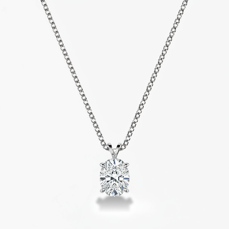 1 ct. Venus Oval Diamond Necklace