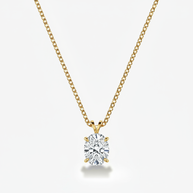 1 ct. Venus Oval Diamond Necklace
